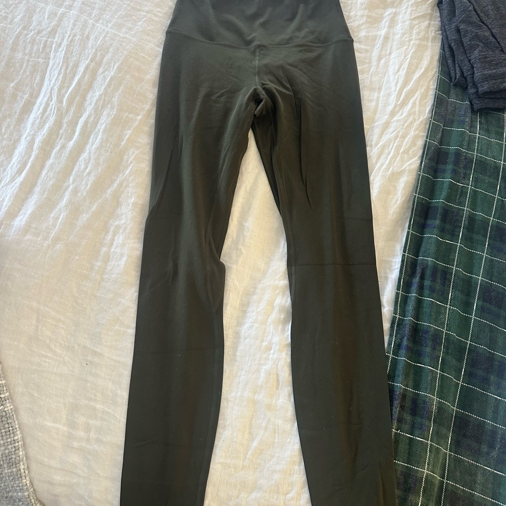 lululemon athletica Olive Green Leggings